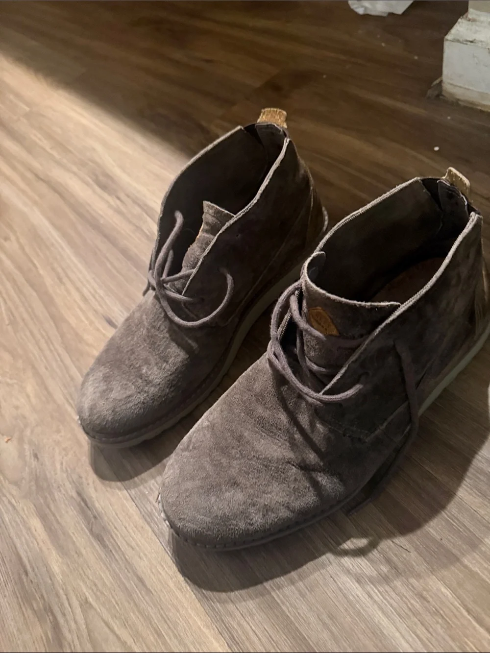 Men's Brown Suede Lace-Up Chukka Boots